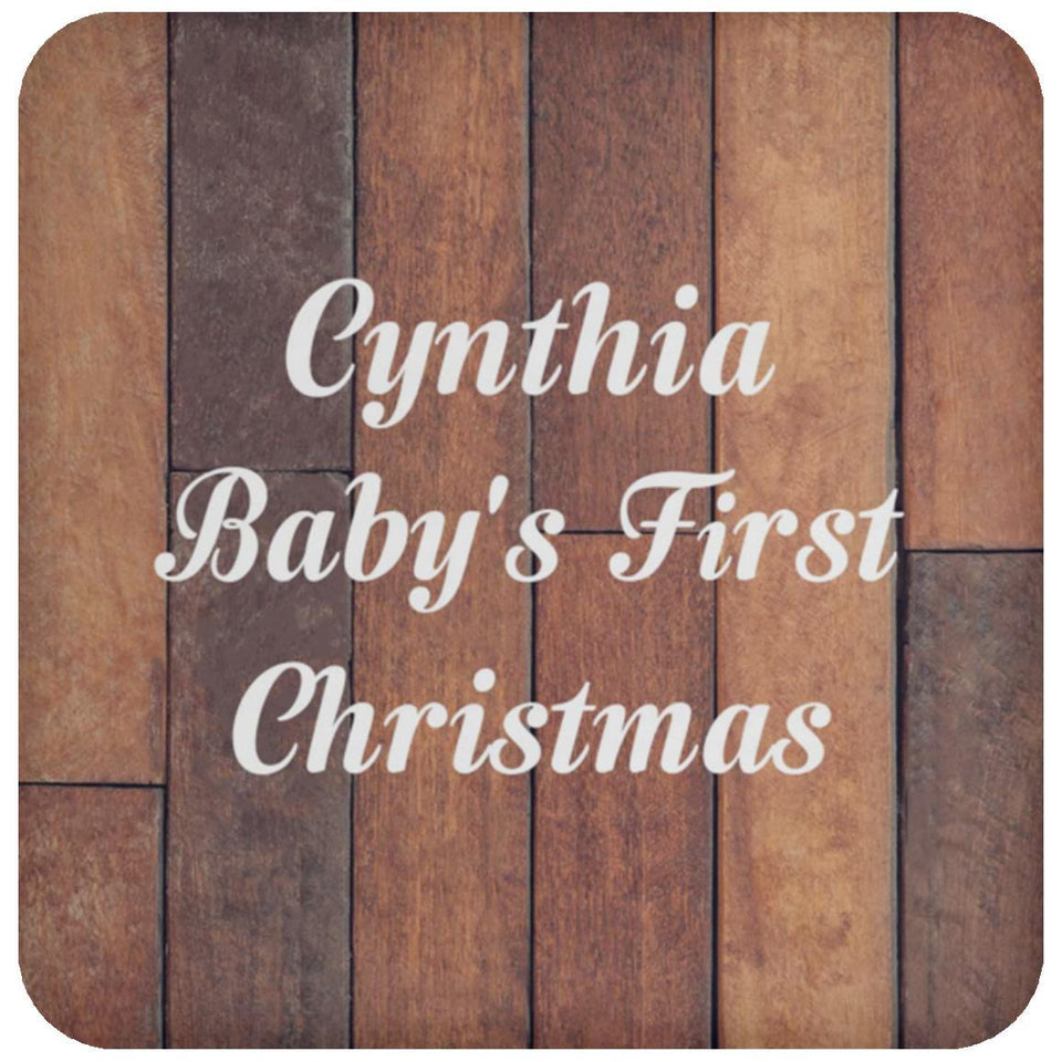 Cynthia Baby's First Christmas - Drink Coaster E