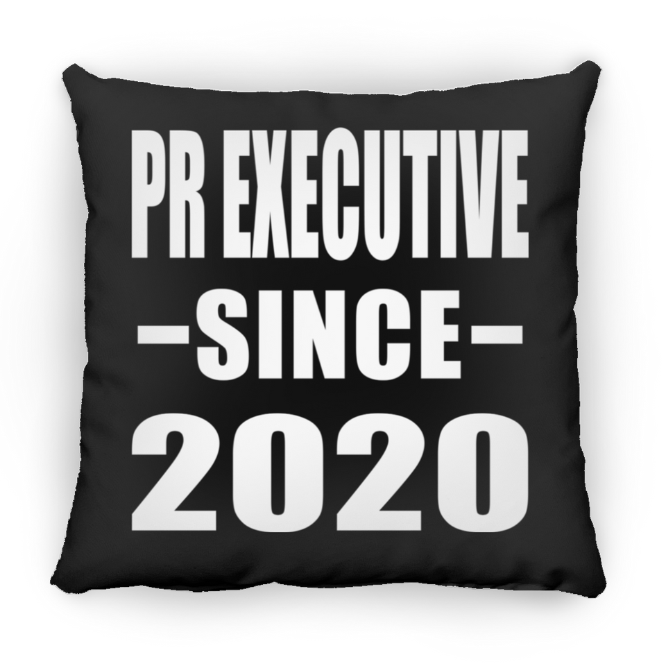 Pr Executive Since 2020 - Throw Pillow Black