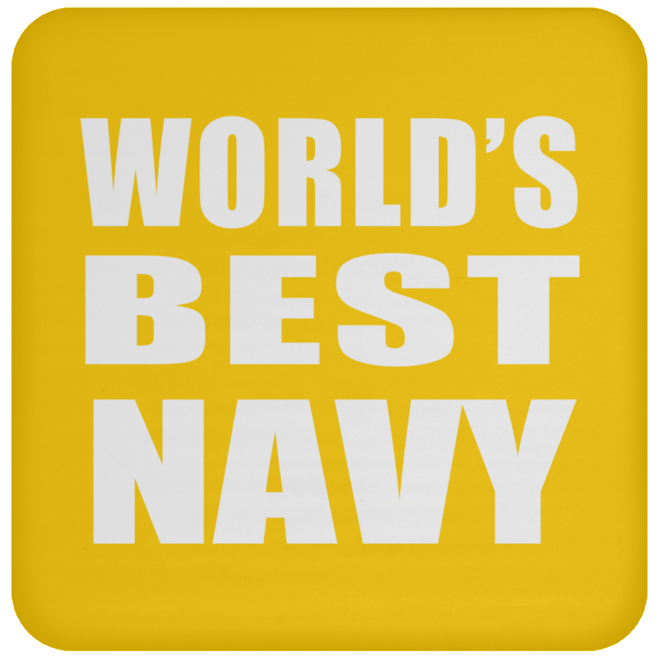 World's Best Navy - Drink Coaster