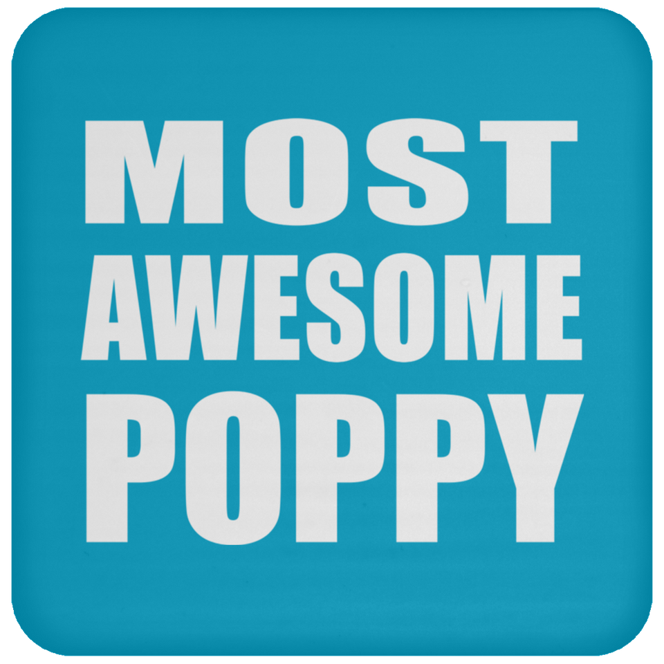 Most Awesome Poppy - Drink Coaster