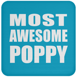 Most Awesome Poppy - Drink Coaster
