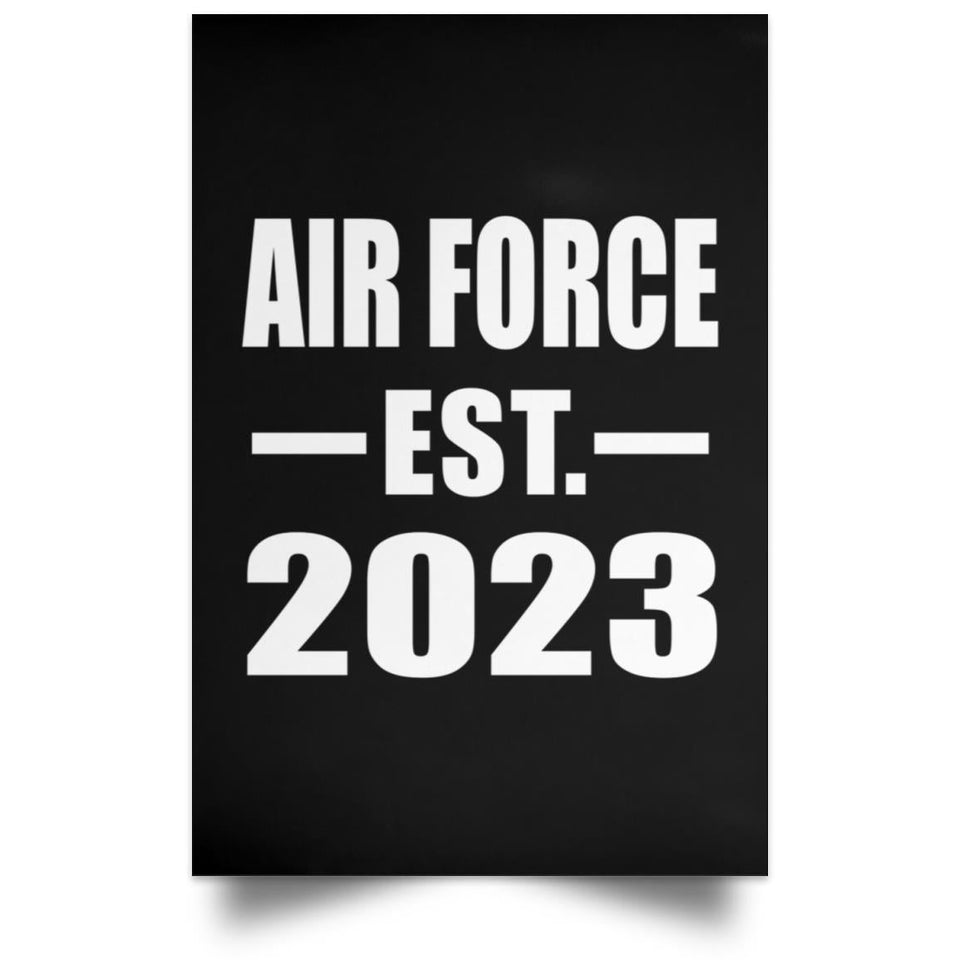 Air Force Established EST. 2023 - Poster Portrait