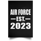 Air Force Established EST. 2023 - Poster Portrait