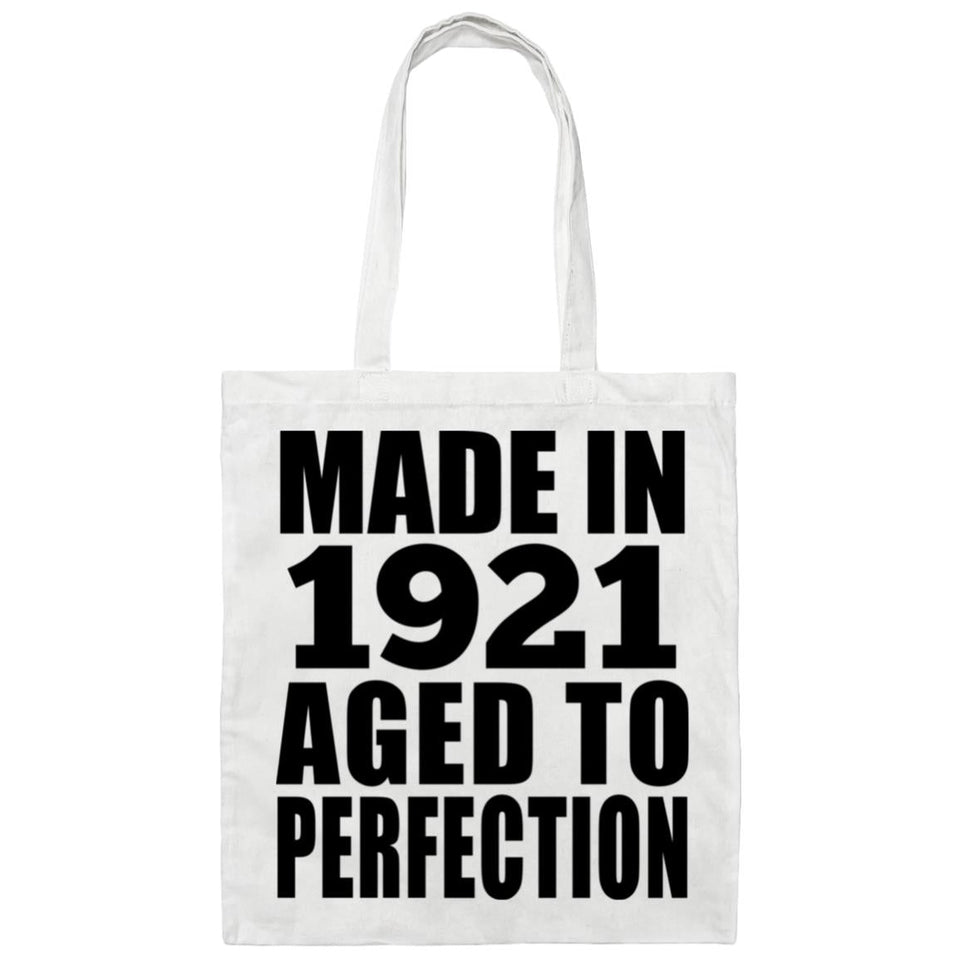 103rd Birthday Made In 1921 Aged to Perfection - Tote Bag White