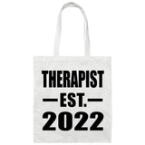 Therapist Established EST. 2022 - Tote Bag White
