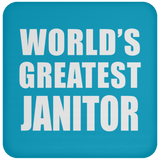 World's Greatest Janitor - Drink Coaster