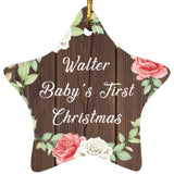 Walter Baby's First Christmas - Star Ornament A