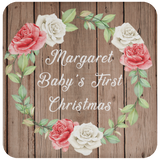 Margaret Baby's First Christmas - Drink Coaster B