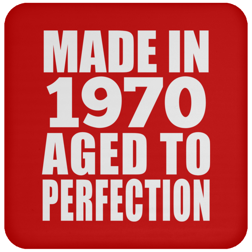 54th Birthday Made In 1970 Aged to Perfection - Drink Coaster