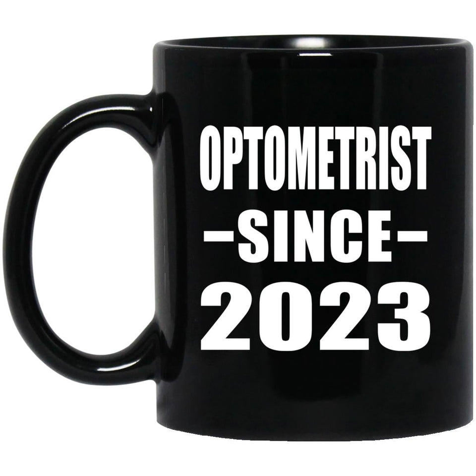 Optometrist Since 2023 - 11oz Coffee Mug Black