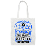 Grandpa Is An Angel Takes You Under His Wings - Tote Bag White