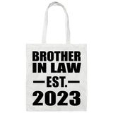 Brother In Law Established EST. 2023 - Tote Bag White