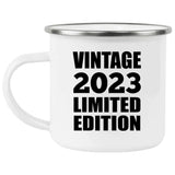 1st Birthday Vintage 2023 Limited Edition - 12oz Camping Mug