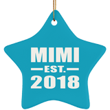 Mimi Established EST. 2018 - Star Ornament