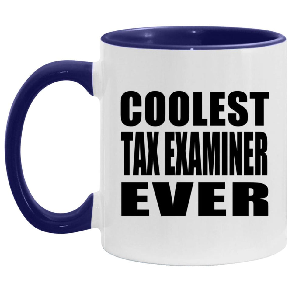 Coolest Tax Examiner Ever - 11oz Accent Mug Purple