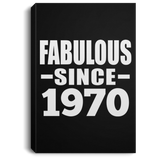 54th Birthday Fabulous Since 1970 - Canvas Portrait