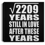 47th Anniversary Square Root of 2209 Years Still In Love - Canvas Square