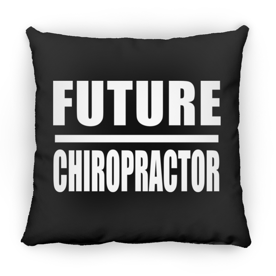 Future Chiropractor - Throw Pillow Black