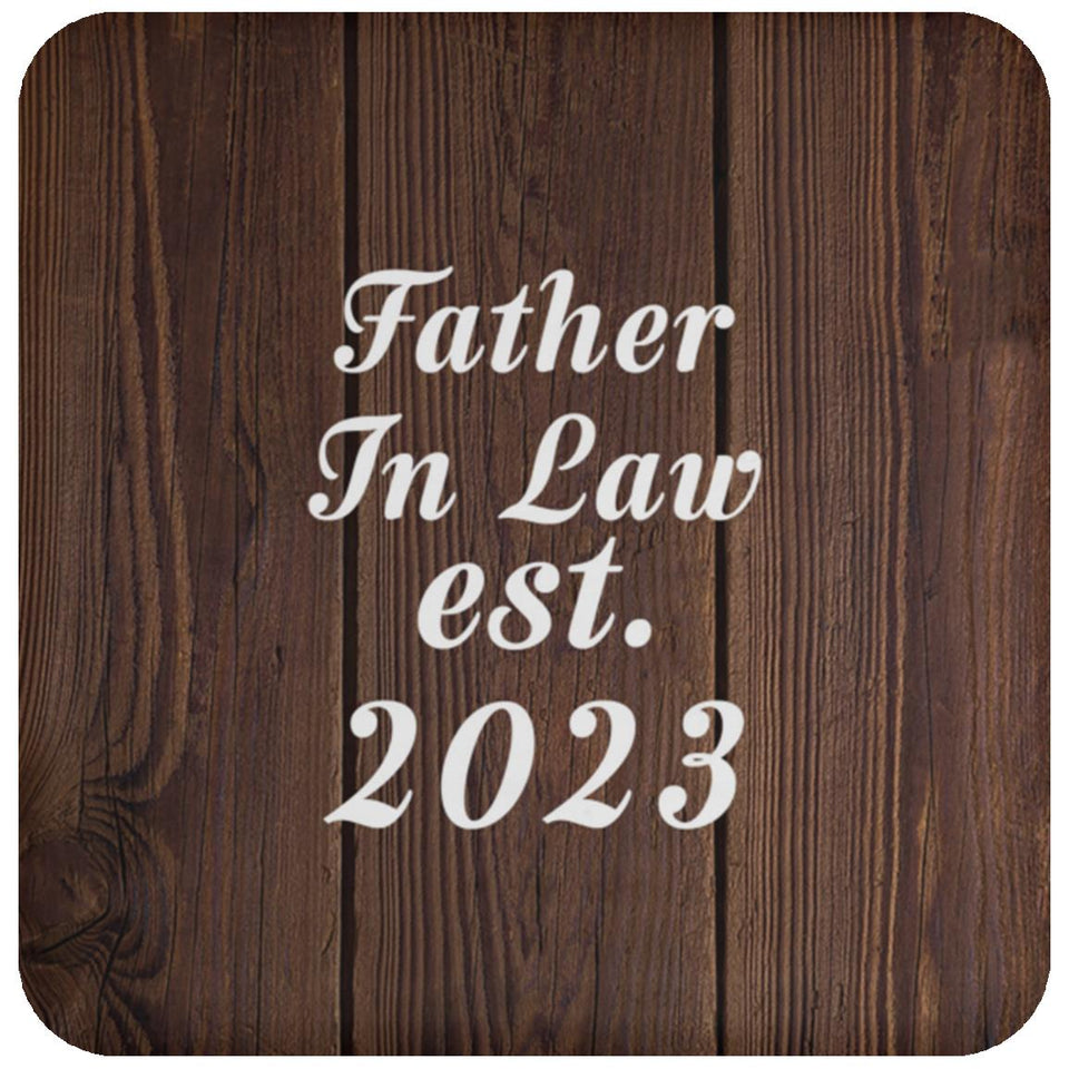 Father In Law Established EST. 2023 - Drink Coaster D
