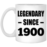 124th Birthday Legendary Since 1900 - 11oz Coffee Mug