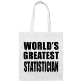 World's Greatest Statistician - Tote Bag White