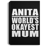 Anita World's Okayest Mum - Canvas Portrait