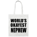 World's Okayest Nephew - Tote Bag White