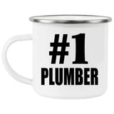 Number One #1 Plumber - 12oz Camping Mug