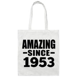 71st Birthday Amazing Since 1953 - Tote Bag White