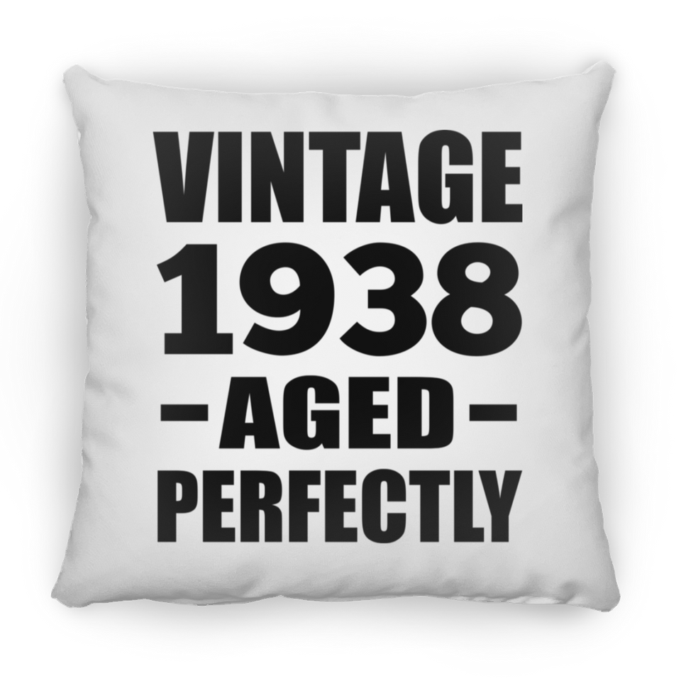 86th Birthday Vintage 1938 Aged Perfectly - Throw Pillow