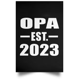 Opa Established EST. 2023 - Poster Portrait