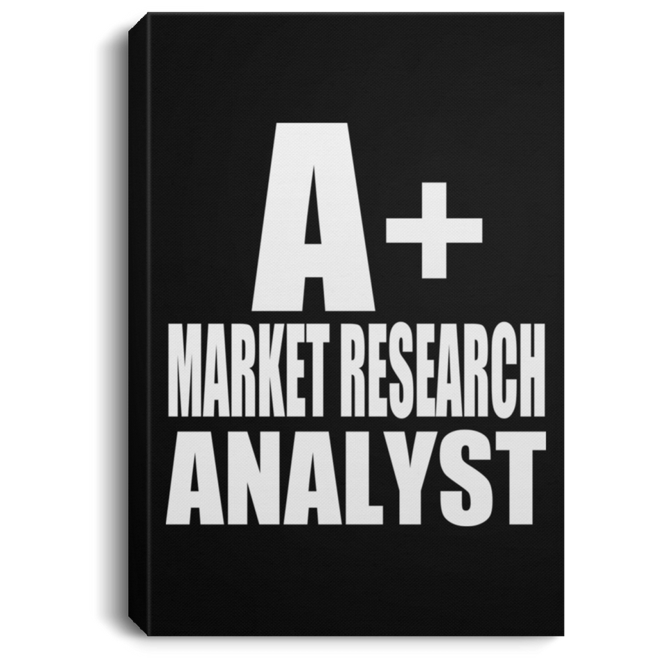 A+ Market Research Analyst - Canvas Portrait