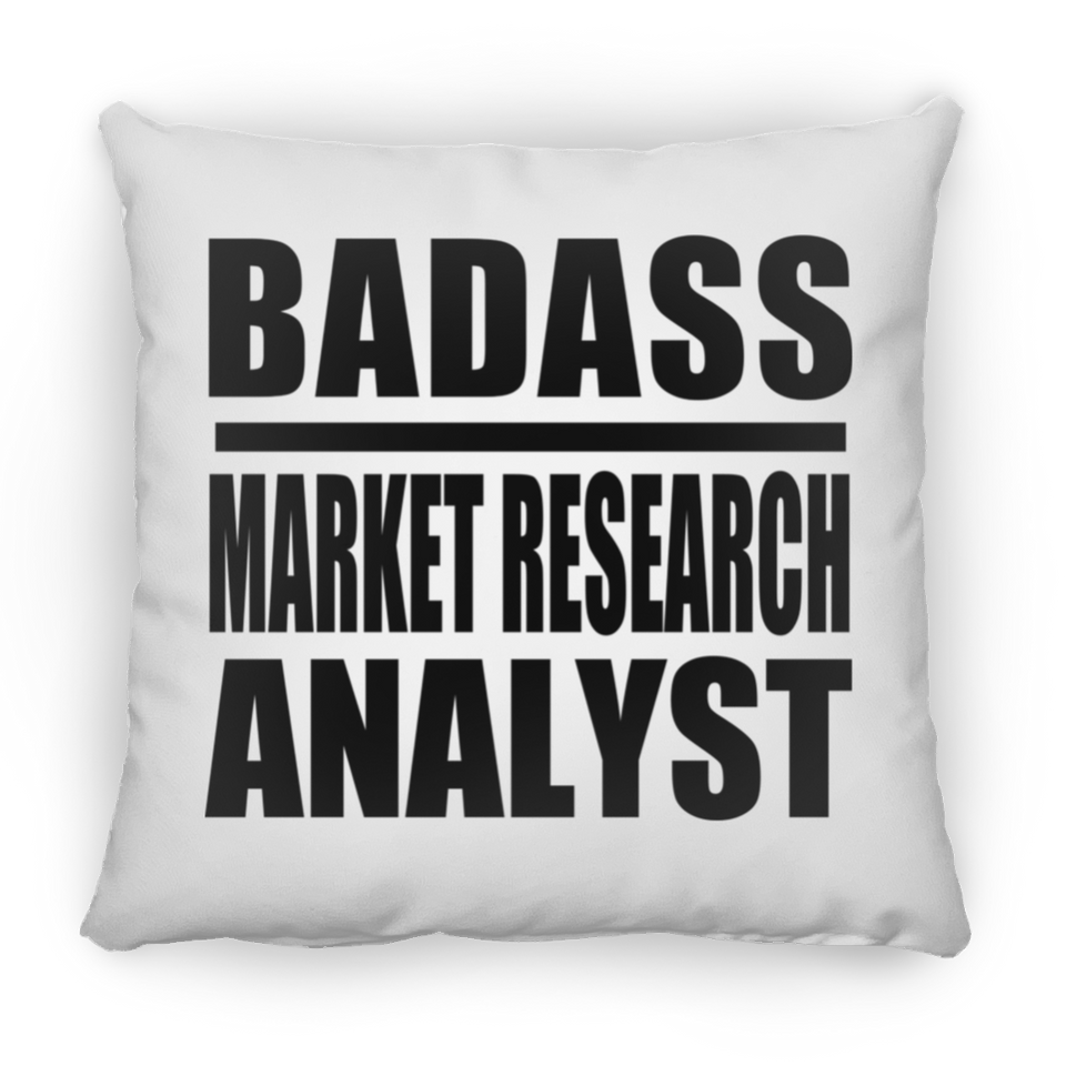Badass Market Research Analyst - Throw Pillow