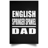 English Springer Spaniel Dad - Poster Portrait