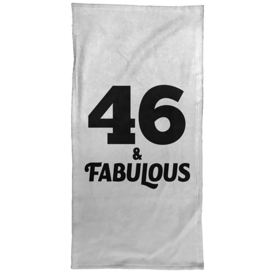 46th Birthday 46 & Fabulous - Hand Towel