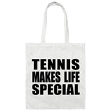 Tennis Makes Life Special - Tote Bag White
