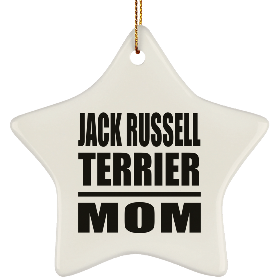 Jack Russell Terrier Mom - Star Ornament
