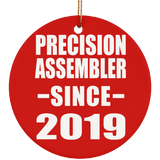 Precision Assembler Since 2019 - Circle Ornament