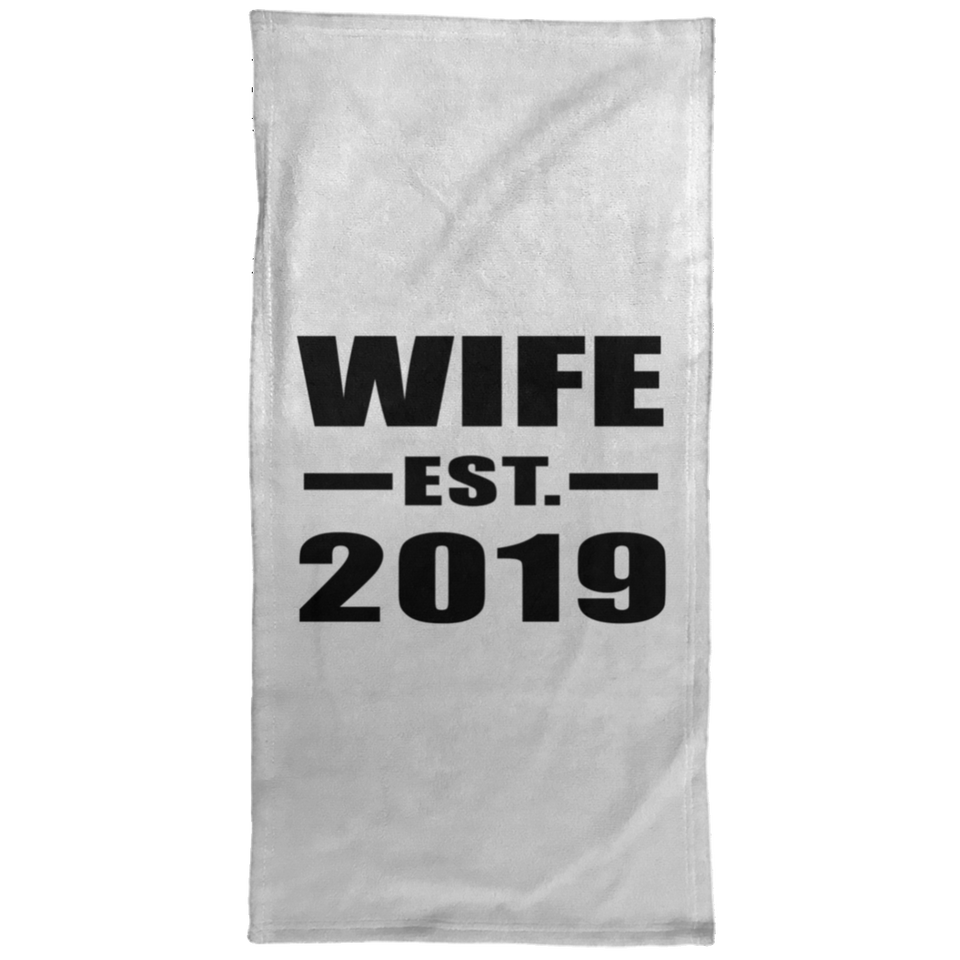 Wife Established EST. 2019 - Hand Towel