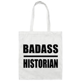 Badass Historian - Tote Bag White