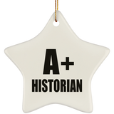 A+ Historian - Star Ornament