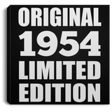 70th Birthday Original 1954 Limited Edition - Canvas Square
