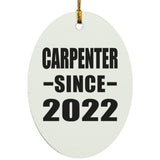 Carpenter Since 2022 - Oval Ornament