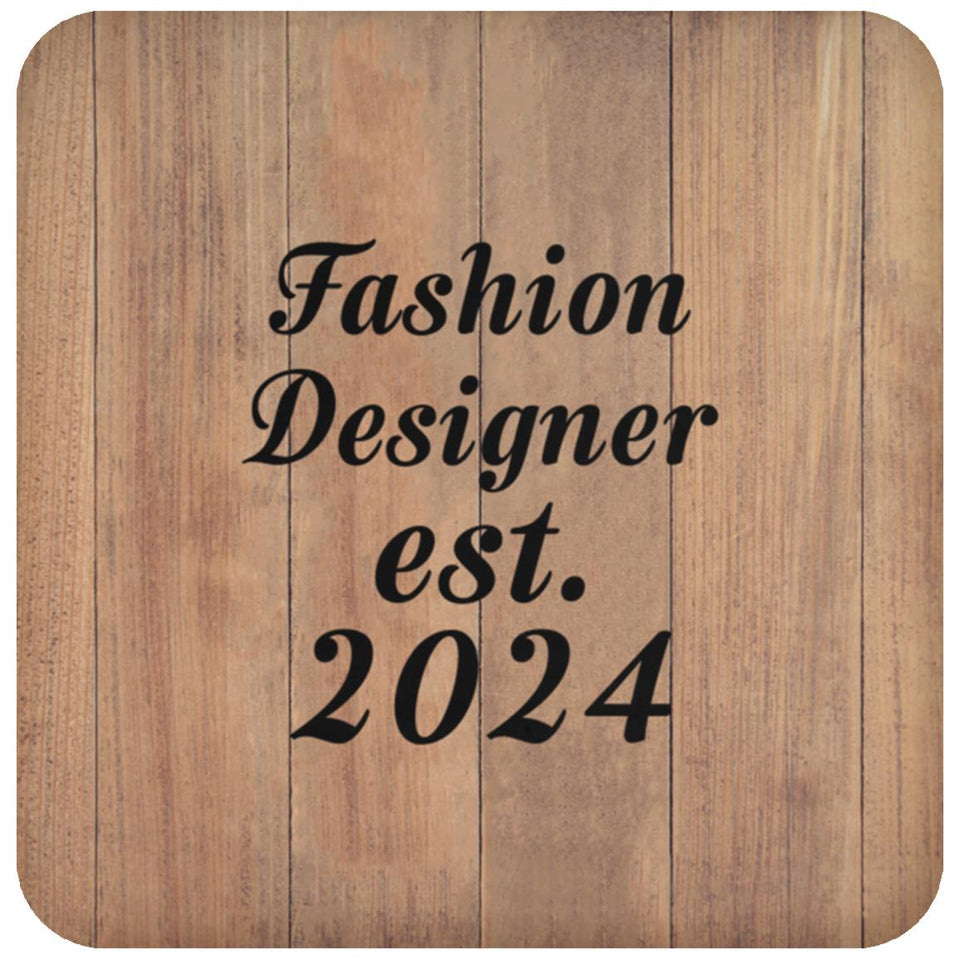 Fashion Designer Established Est. 2024 - Drink Coaster C