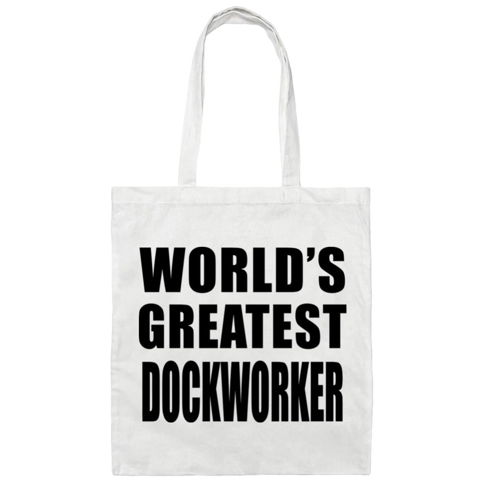 World's Greatest Dockworker - Tote Bag White