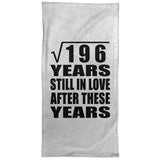 14th Anniversary Square Root of 196 Years Still In Love - Hand Towel