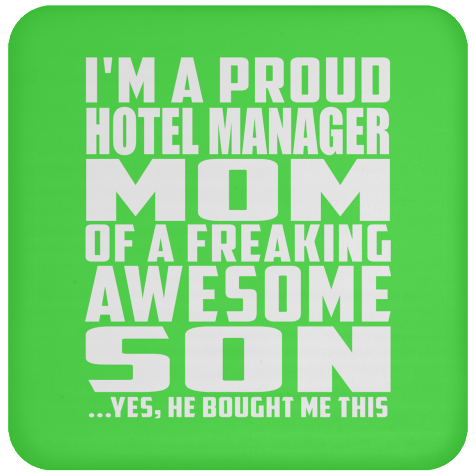 Proud Hotel Manager Mom Of Awesome Son - Drink Coaster
