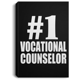 Number One #1 Vocational Counselor - Canvas Portrait