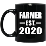 Farmer Established EST. 2020 - 11oz Coffee Mug Black