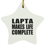 Lapta Makes Life Complete - Star Ornament